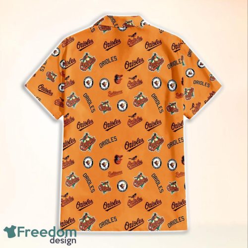 Baltimore Orioles MLB Hawaii All Printed Logo 3D Hawaiian Shirt And Shorts For Team Product Photo 2