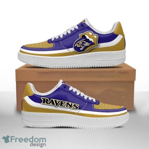 Baltimore Ravens Air Force Shoes Sexy Lips AF1 For Men And Women Product Photo 1