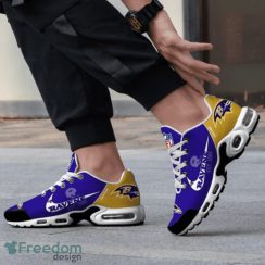 Baltimore Ravens Logo Custom Name EST 1966 Air Cushion Sneakers Product Photo 2