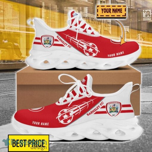 Barnsley F.C Custom Name Sneakers Limited Max Soul Shoes For Men Women Product Photo 1