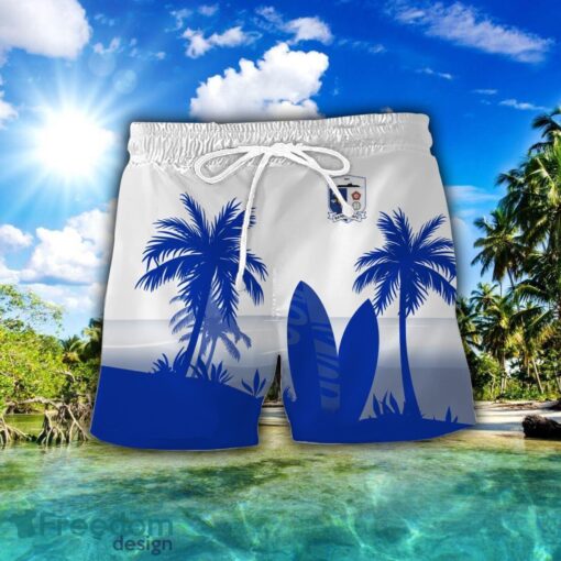 Barrow AFC Combo Hawaiian Shirt And Shorts Surfboards Coconut Custom Name For Fans Product Photo 2