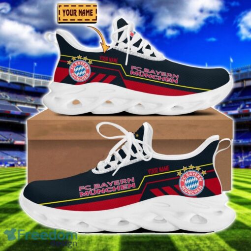 Bayern Munchen Sneakers Limited Max Soul Shoes For Men And Women Custom Name Product Photo 2