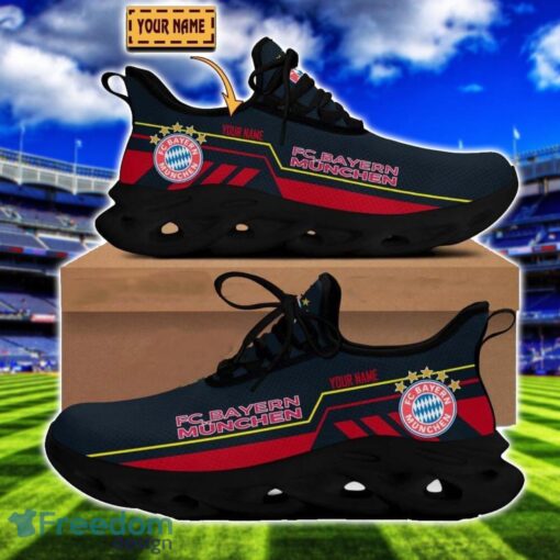 Bayern Munchen Sneakers Limited Max Soul Shoes For Men And Women Custom Name Product Photo 1