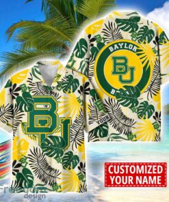 Baylor Bears Aloha Hawaiian Shirt Custom Name Summer Gift Holiday Team Shirt