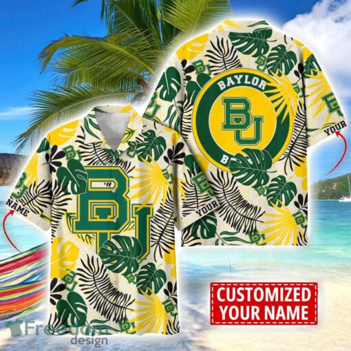 Baylor Bears Aloha Hawaiian Shirt Custom Name Summer Gift Holiday Team Shirt Product Photo 1