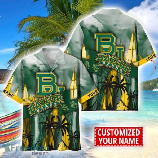 Baylor Bears Hawaii Shirt Custom Name Sports Team Beach Shirt Product Photo 1