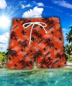 BC Lions 3D Hawaiian Shirt and Shorts Vinatge Tree Pattern Beach Shirt For Fans Product Photo 2