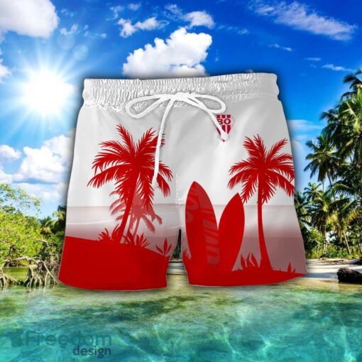 Biarritz Olympique Combo Hawaiian Shirt And Shorts Surfboards Coconut Custom Name For Fans Product Photo 2