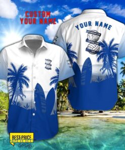 Birmingham City F.C Combo Hawaiian Shirt And Shorts Surfboards Coconut Custom Name For Fans