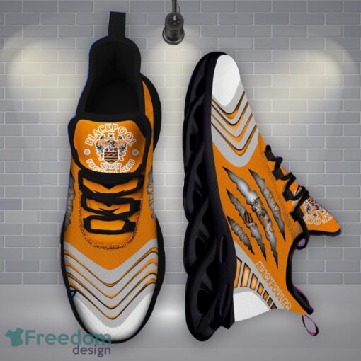 Blackpool F.C Sneakers Wolf Scratch Designs Max Soul Shoes Running Shoes Product Photo 2