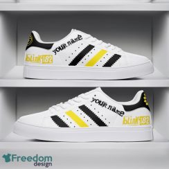 Blink 182 Custom Low Top Skate Shoes Limited Version Gift Ideas For Fans Product Photo 1