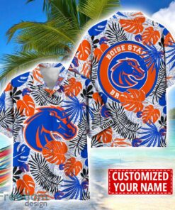 Boise State Broncos Aloha Hawaiian Shirt Custom Name Summer Gift Holiday Team Shirt