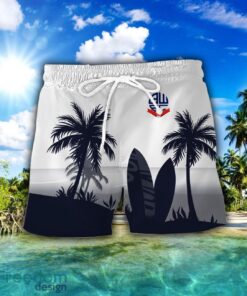 Bolton Wanderers Combo Hawaiian Shirt And Shorts Surfboards Coconut Custom Name For Fans Product Photo 2