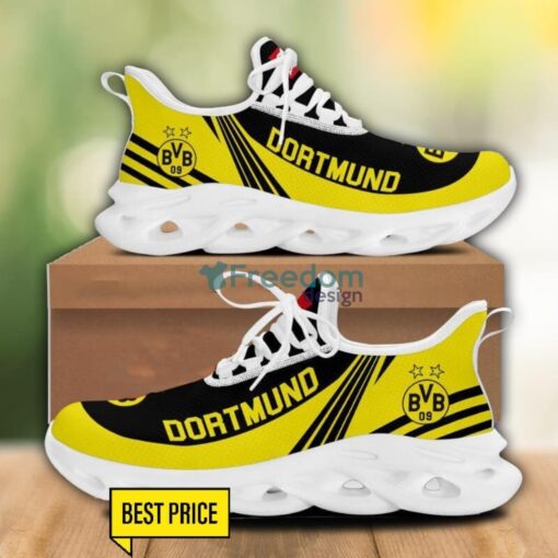 Borussia Dortmund Max Soul Sneakers Striped Men Women Limited Running Shoes Product Photo 1