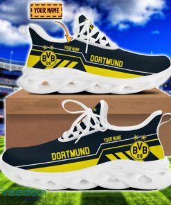 Borussia Dortmund Sneakers Limited Max Soul Shoes For Men And Women Custom Name Product Photo 2