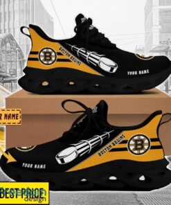 Boston Bruins Custom Name Sneakers Limited Max Soul Shoes For Men Women Product Photo 2