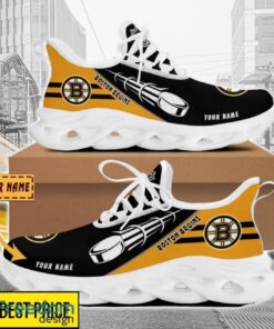 Boston Bruins Custom Name Sneakers Limited Max Soul Shoes For Men Women