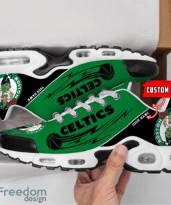 Boston Celtics NBA Air Cushion Sports Shoes Custom Name TN Sneakers For Fans Product Photo 2