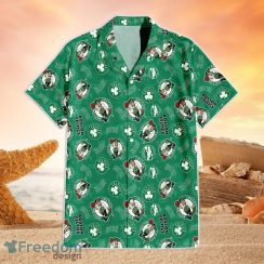 Boston Celtics NBA All Printed Logo 3D Hawaiian Shirt And Shorts Combo For Summer Holidays Product Photo 1