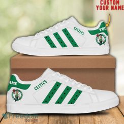 Boston Celtics NBA Special Custom Name Unique Gift Low Top Skate Shoes For Fan