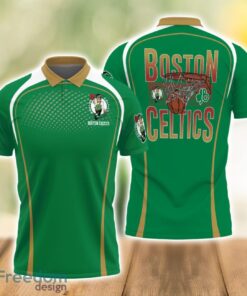 Boston Celtics Style NBA 3D Polo Shirt Gift For Men Father's Day Gift Product Photo 1