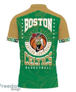 Boston Celtics Style NBA 3D Polo Shirt Sport Season Gift For Fans Product Photo 3