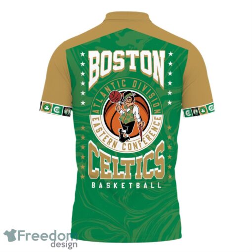 Boston Celtics Style NBA 3D Polo Shirt Sport Season Gift For Fans Product Photo 3