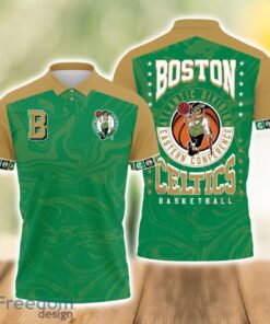 Boston Celtics Style NBA 3D Polo Shirt Sport Season Gift For Fans