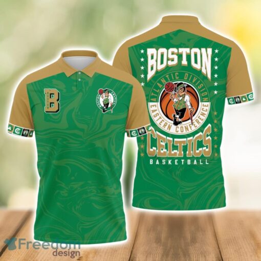 Boston Celtics Style NBA 3D Polo Shirt Sport Season Gift For Fans Product Photo 1