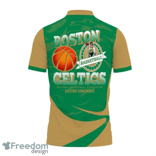 Boston Celtics Style NBA Basketball Team 3D Polo Shirt Sport Fans Gift Product Photo 3