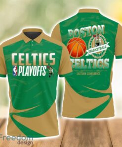 Boston Celtics Style NBA Basketball Team 3D Polo Shirt Sport Fans Gift