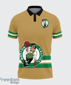 Boston Celtics Style NBA Basketball Team Black 3D Polo Shirt Special For Fans Product Photo 2