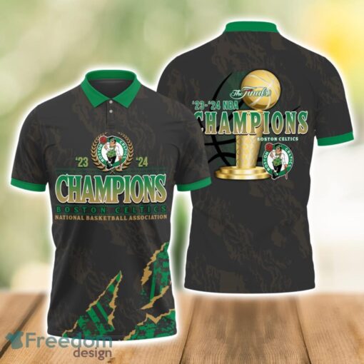 Boston Celtics Style NBA Champs 2024 Polo Shirt Limited For Sport Season Gift Product Photo 1