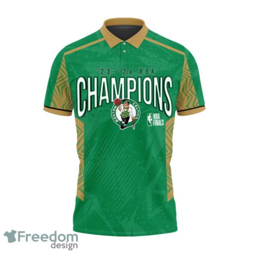 Boston Celtics Style NBA Champs Team Basketball 2024 Polo Shirt Gift Ideas For Fans Product Photo 2