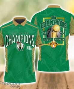 Boston Celtics Style NBA Champs Team Basketball 2024 Polo Shirt Gift Ideas For Fans