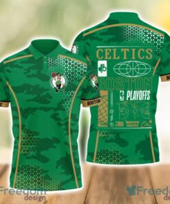 Boston Celtics Style NBA Playoffs Team Basketball 2024 Polo Shirt Product Photo 1