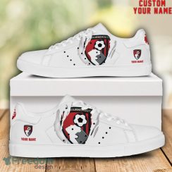 Bournemouth EPL Custom Name Unique Gift Low Top Skate Shoes For Man And Woman