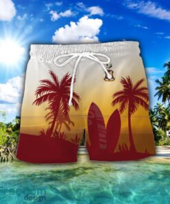 Bradford City Combo Hawaiian Shirt And Shorts Surfboards Coconut Custom Name For Fans Product Photo 2