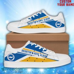 Brighton & Hove Albion New Custom Name Unique Gift Skate Shoes For Football Fan Product Photo 2