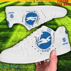 Brighton and Hove Albion EPL Custom Name Unique Gift Low Top Skate Shoes For Man And Woman Product Photo 2