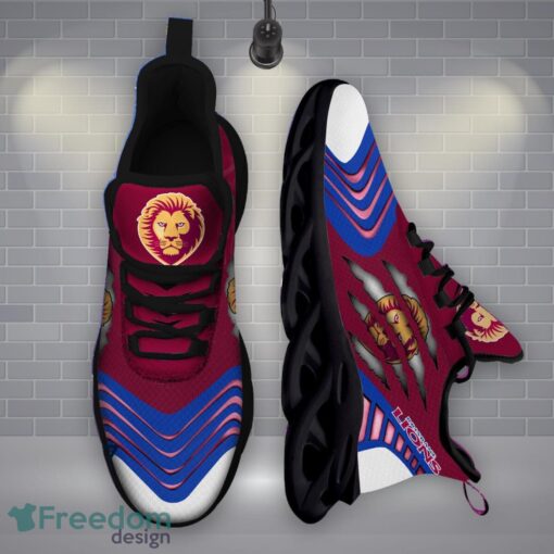 Brisbane Lions Sneakers Wolf Scratch Designs Max Soul Shoes Running Shoes Product Photo 2