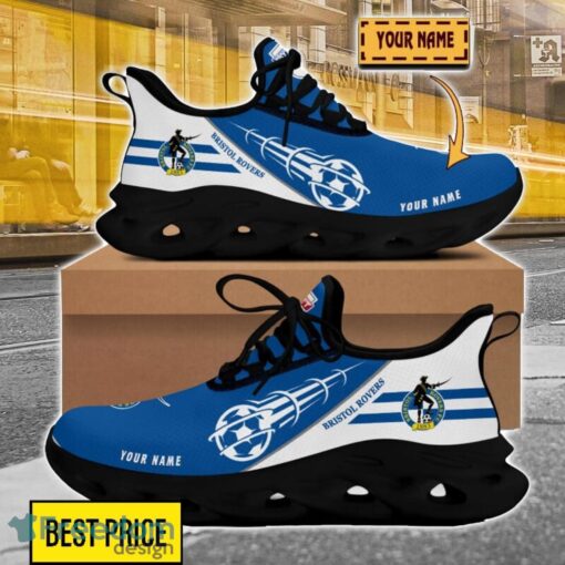 Bristol Rovers Custom Name Sneakers Limited Max Soul Shoes For Men Women Product Photo 2