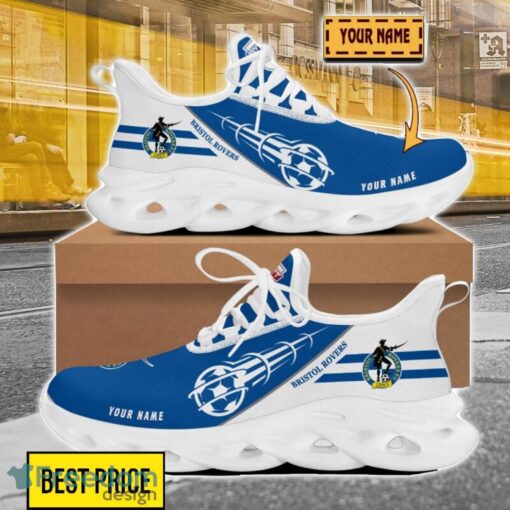 Bristol Rovers Custom Name Sneakers Limited Max Soul Shoes For Men Women Product Photo 1