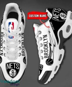 Brooklyn Nets NBA Air Cushion Sports Shoes Custom Name TN Sneakers For Fans Product Photo 3