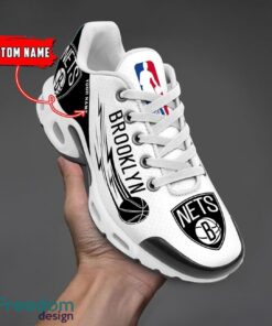 Brooklyn Nets NBA Air Cushion Sports Shoes Custom Name TN Sneakers For Fans