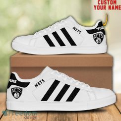 Brooklyn Nets NBA Special Custom Name Unique Gift Low Top Skate Shoes For Fan