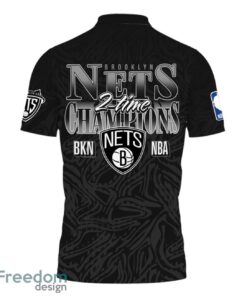 Brooklyn Nets Style NBA Champs Special Designs 3D Polo Shirt Product Photo 3