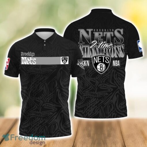 Brooklyn Nets Style NBA Champs Special Designs 3D Polo Shirt Product Photo 1