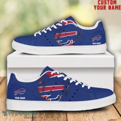 Buffalo Bills NFL Custom Name Unique Gift Low Top Skate Shoes Gifts For Fans