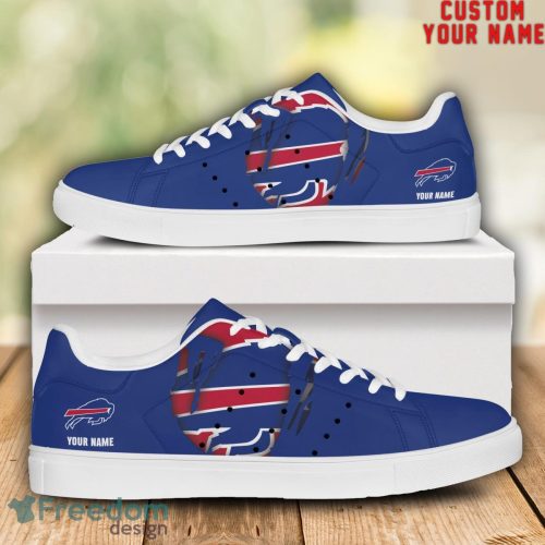 Buffalo Bills NFL Custom Name Unique Gift Low Top Skate Shoes Gifts For Fans Product Photo 1